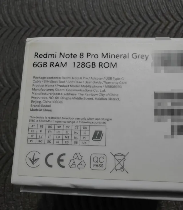 Xiaomi Redmi Note 8 Pro 128GB Plata