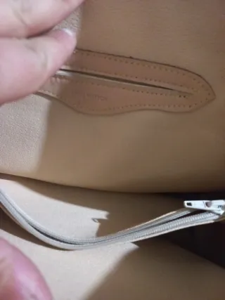 Borsa Louis Vuitton Beige/Marrone