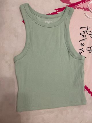 Camiseta verde Primark Talla M