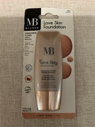 MB Milano Love Skin Foundation Light Rose 01