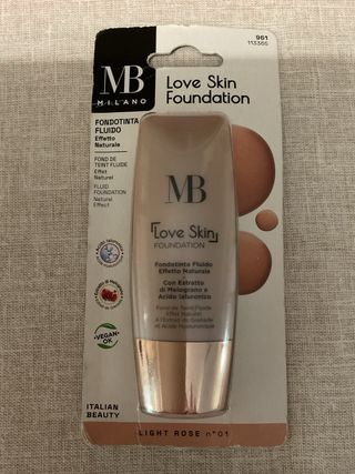 MB Milano Love Skin Foundation Light Rose 01