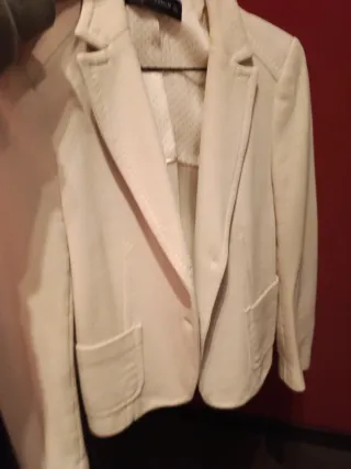 Americana Zara Woman Talla L Beige