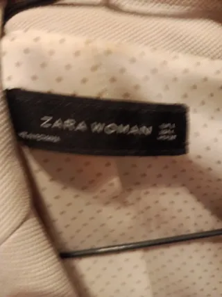 Americana Zara Woman Talla L Beige
