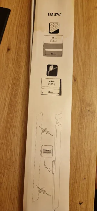 Canaleta ocultación cables Vogel’s 8 cables