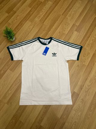 Camiseta Adidas Blanca y Verde