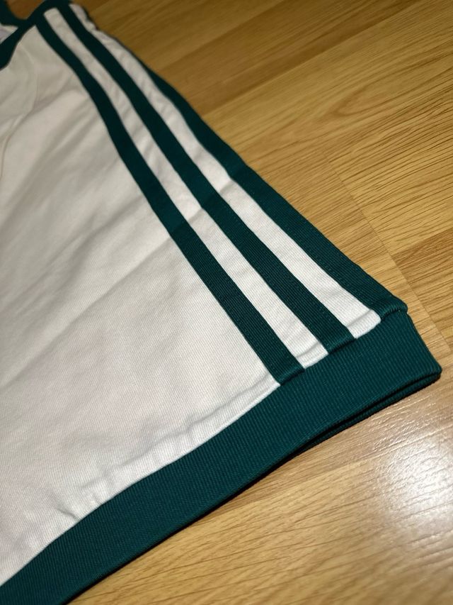 Camiseta Adidas Blanca y Verde
