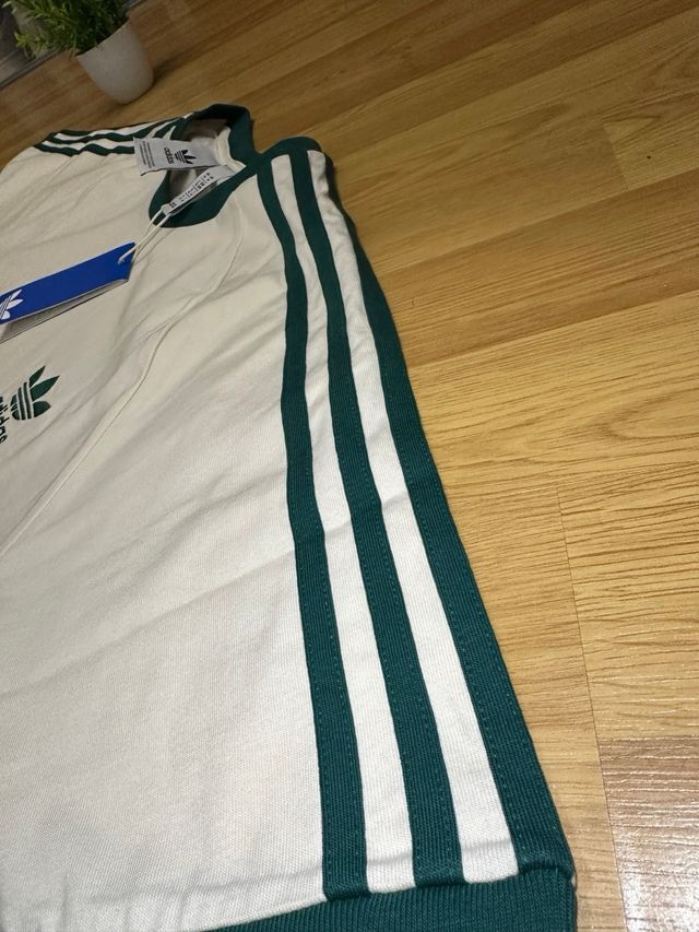 Camiseta Adidas Blanca y Verde