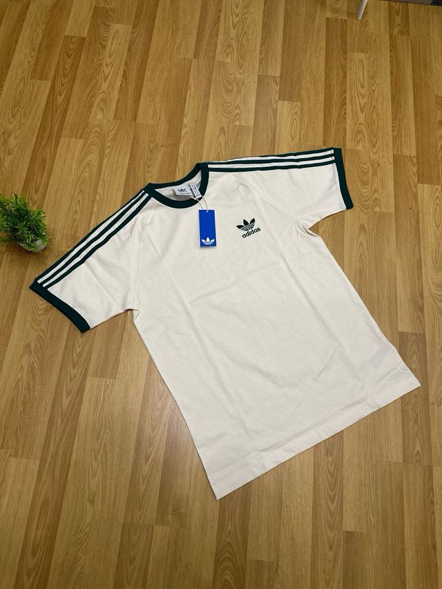 Camiseta Adidas Blanca y Verde