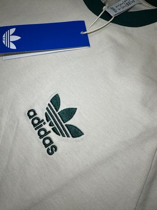 Camiseta Adidas Blanca y Verde