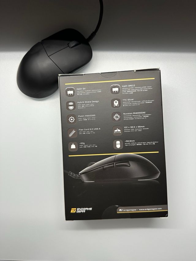Endgame Gear XM2 8K Ratón Gaming Negro
