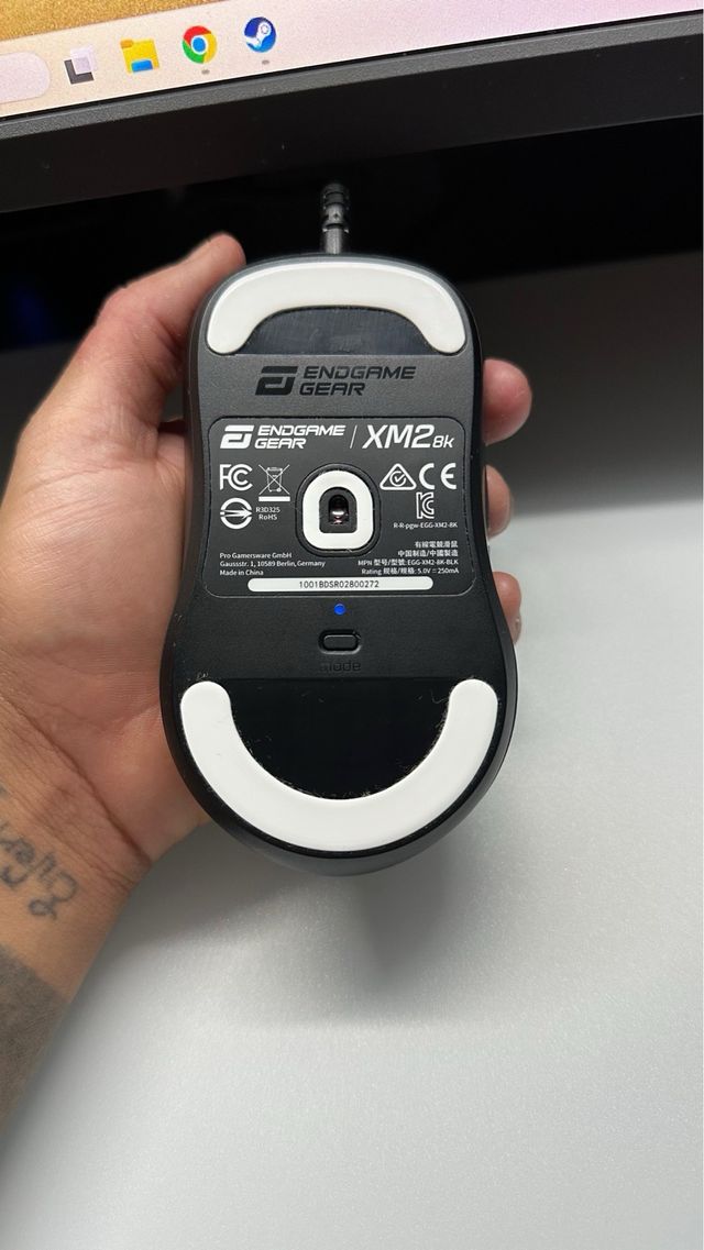 Endgame Gear XM2 8K Ratón Gaming Negro