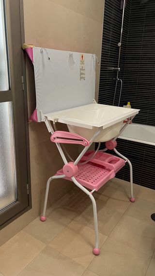 Bañera cambiador bebé plegable