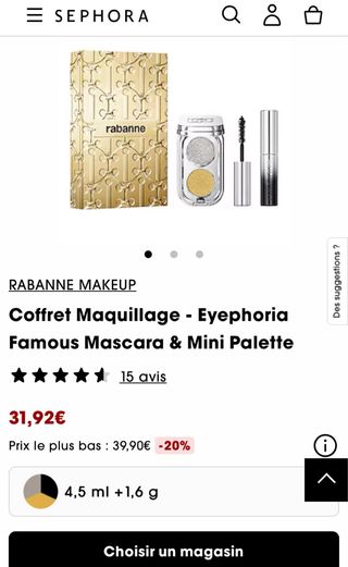 Paco Rabanne Set Mujer: Espejo y Máscara de pestañ