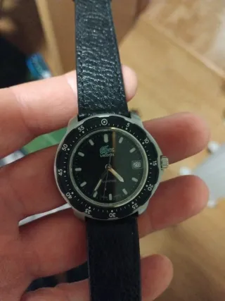 Reloj Lacoste Negro y Plateado