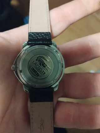 Reloj Lacoste Negro y Plateado