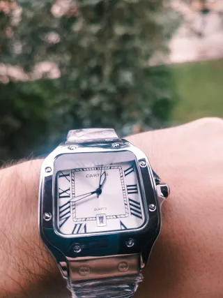 Reloj Cartier Plateado