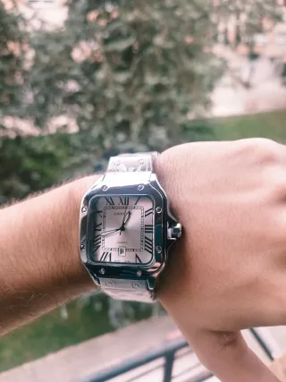 Reloj Cartier Plateado