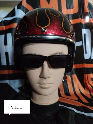 Casco metal flake - rockabilly L