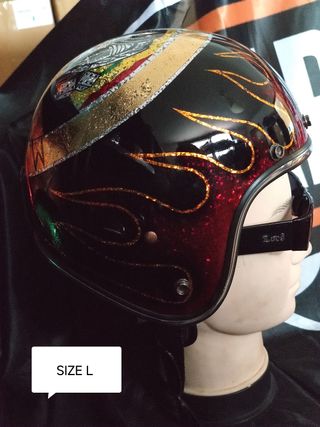 Casco metal flake - rockabilly L