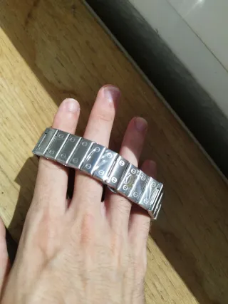 Reloj Cartier Verde y Plateado