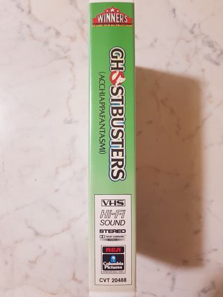 Ghostbusters (Acchiappafantasmi) anni 80 VHS