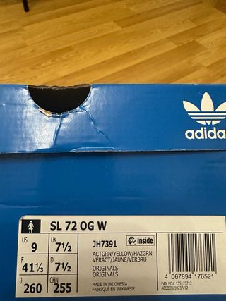 Zapatillas Adidas Verde y Amarillo