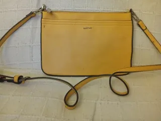 Bolso de mano MANGO amarillo