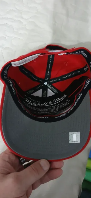 Berretto Mitchell & Ness Rosso Chicago Bulls