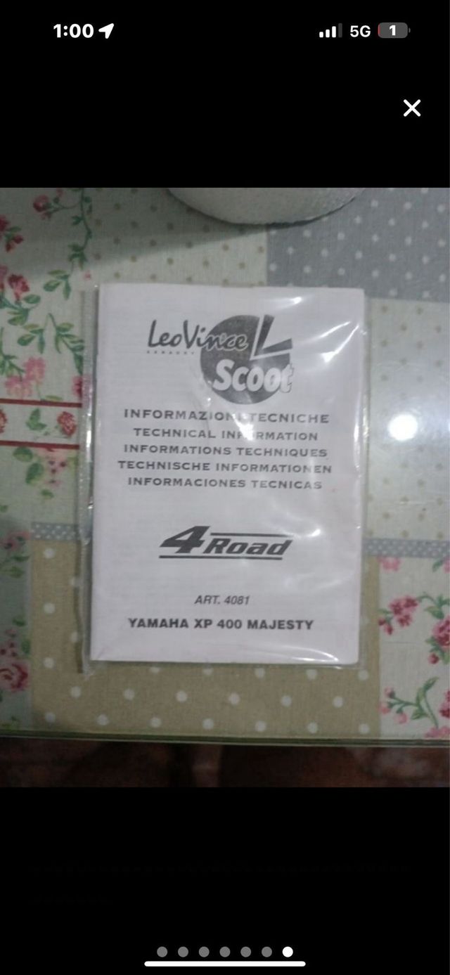 Escape LeoVince 4Road Piaggio X9