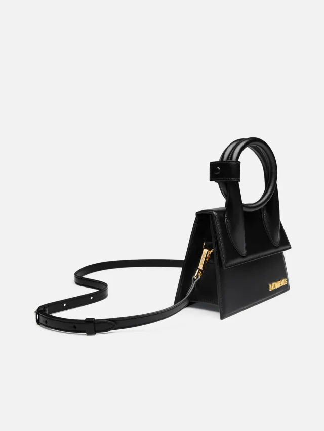 Jacquemus El Chiquito Bolso Negro Dorado