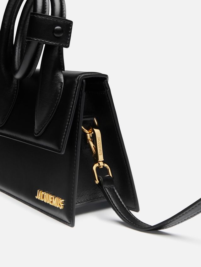 Jacquemus El Chiquito Bolso Negro Dorado