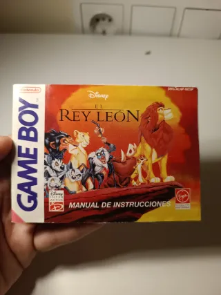 Manual El Rey León GB Nintendo