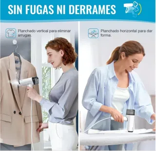 Plancha Vapor Vertical Portátil