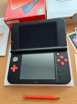 Nuovo Nintendo 3DS XL Arancione IPS Completo