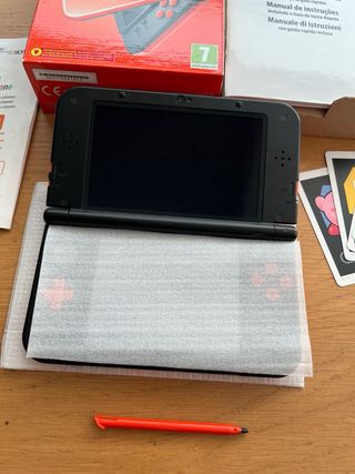 Nuovo Nintendo 3DS XL Arancione IPS Completo
