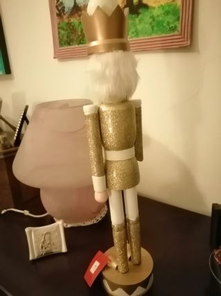 Schiaccianoci Re Oro e Bianco