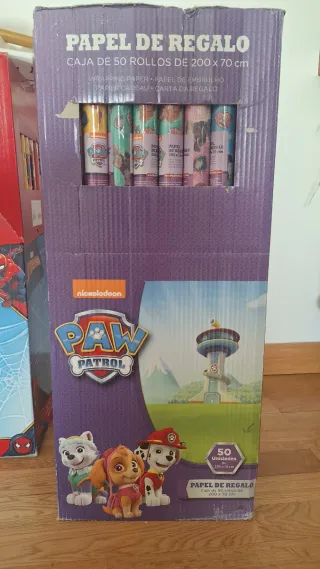 Caja de Rollos Papel Regalo