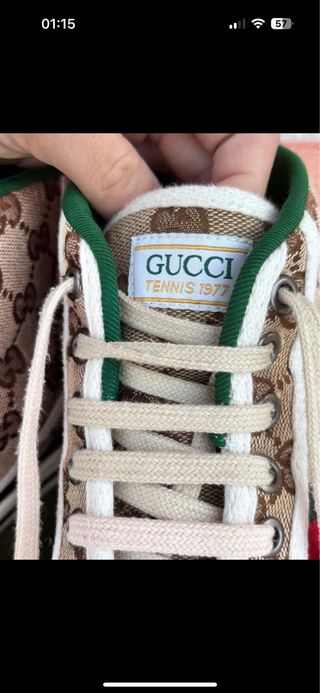 Scarpe Gucci Tennis 77 usate Poche volte,eleganti