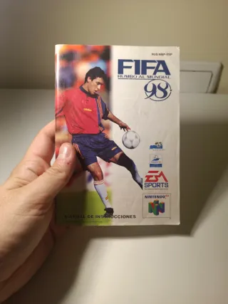 Manuale FIFA 98 Rumbo al Mundial per Nintendo 64