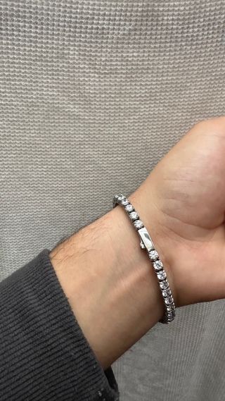 Pulsera Illusia Unisex Plata y Cristales