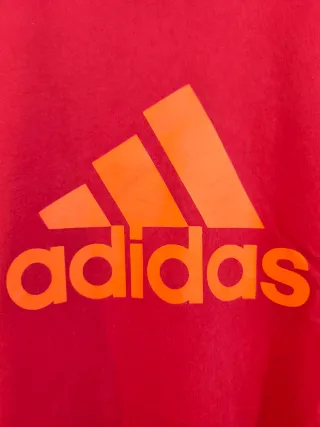 Camiseta Adidas chico roja