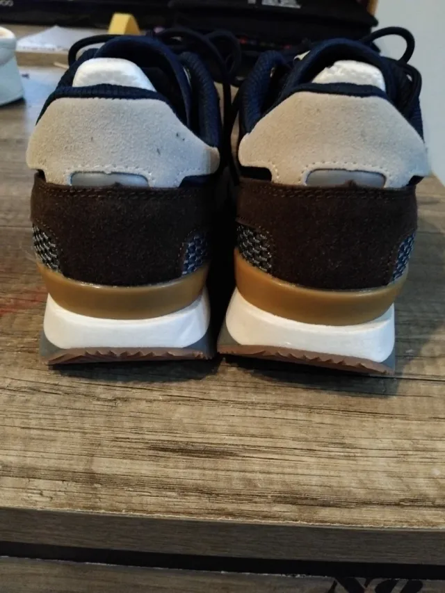 Zapatillas Yumas Marrones y Azules