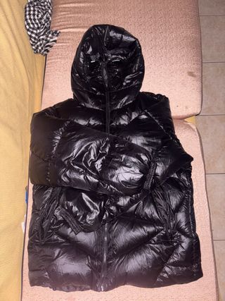 Giacca CP Company nera con cappuccio