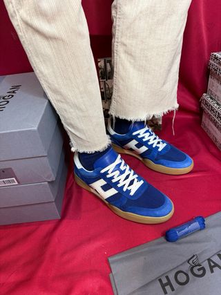 Zapatillas Hogan H357 Talla 43.5 Azul