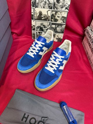 Zapatillas Hogan H357 Talla 43.5 Azul