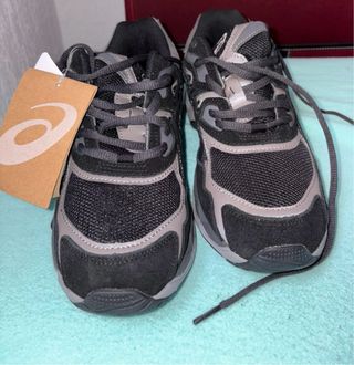 ASICS Tenis Zapatillas Moda Negro Gris