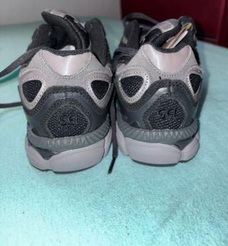 ASICS Tenis Zapatillas Moda Negro Gris