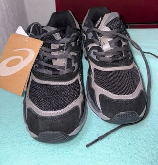 ASICS Tenis Zapatillas Moda Negro Gris