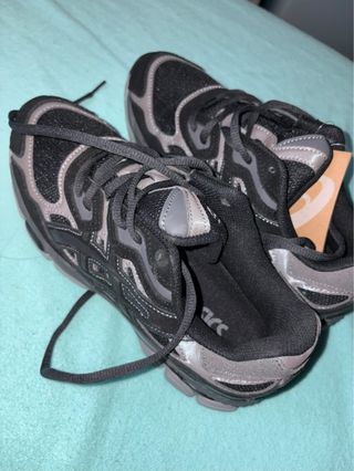 ASICS Tenis Zapatillas Moda Negro Gris