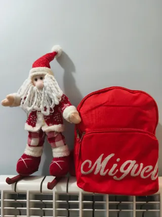 Mochila infantil Miguel roja.